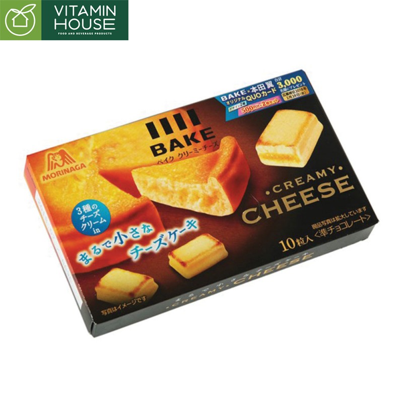 Bánh phô mai Morinaga Bake Creamy Cheese 27g [VITAMIN HOUSE] -209482