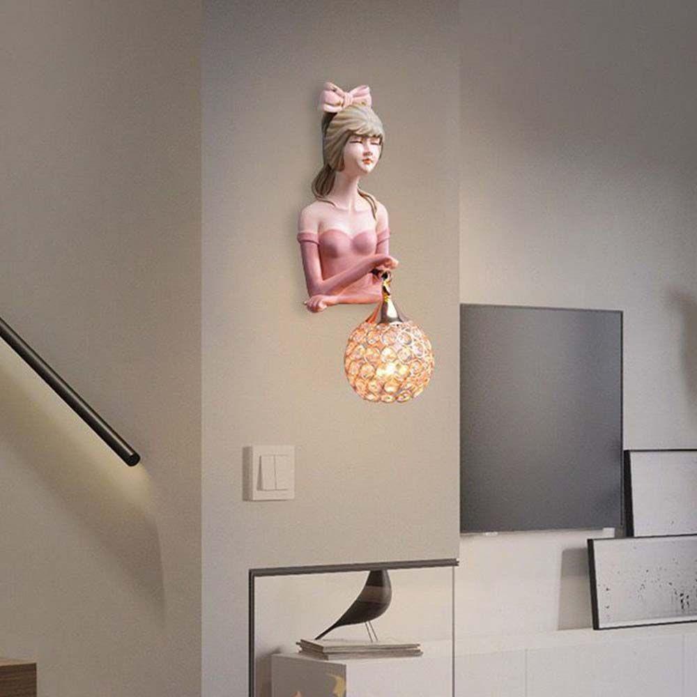 Đèn Ngủ Gắn Tường Thiết Kế Dễ Thương Cho Bé Gái