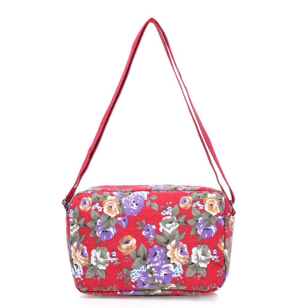 Túi Đeo Chéo Vải Bố Dung Tích Lớn Heceh