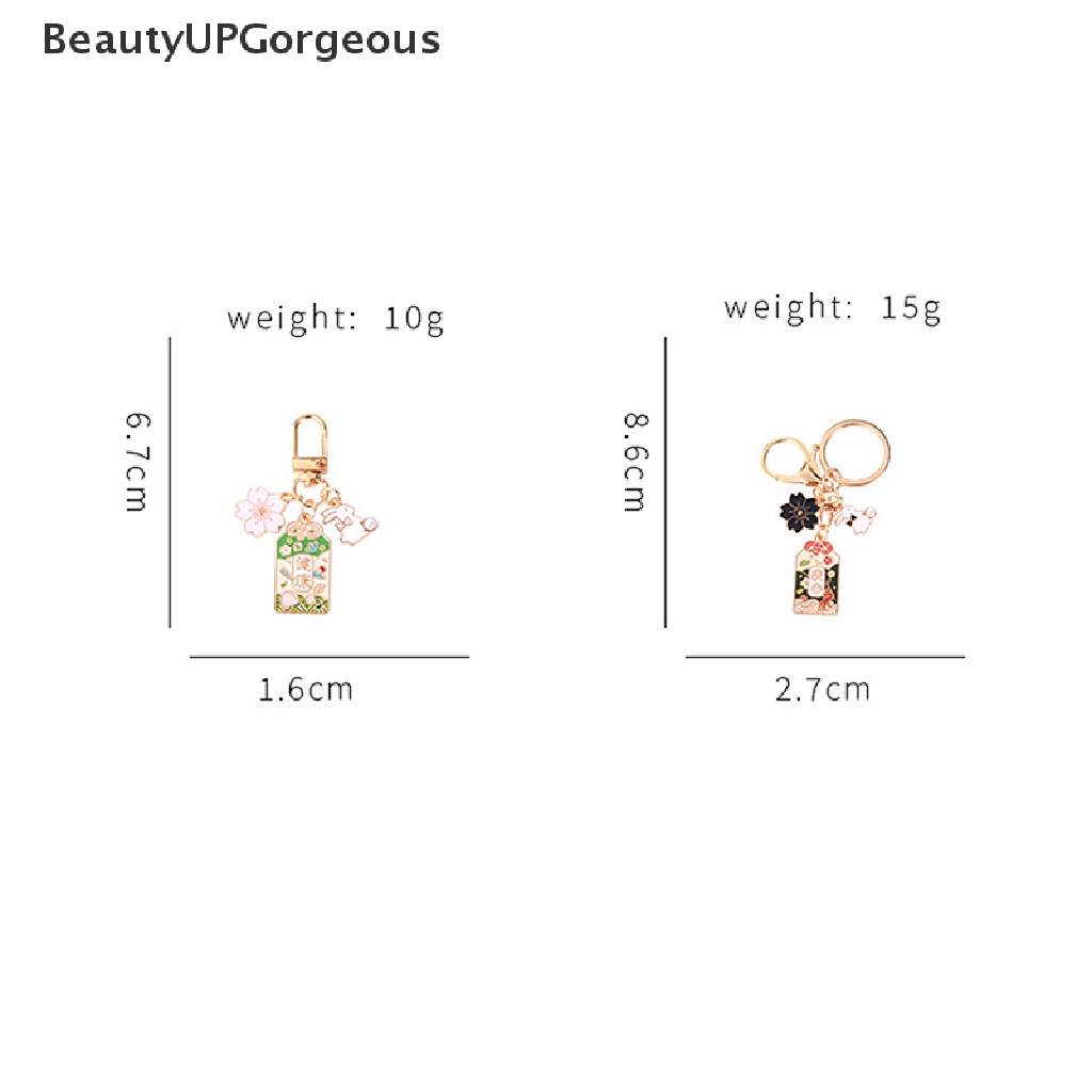 [BeautyUPGorgeous] Móc Khóa Xe Hơi Hình Mèo May Mắn Nhật Bản Kawaii Llaveros Chính Hãng