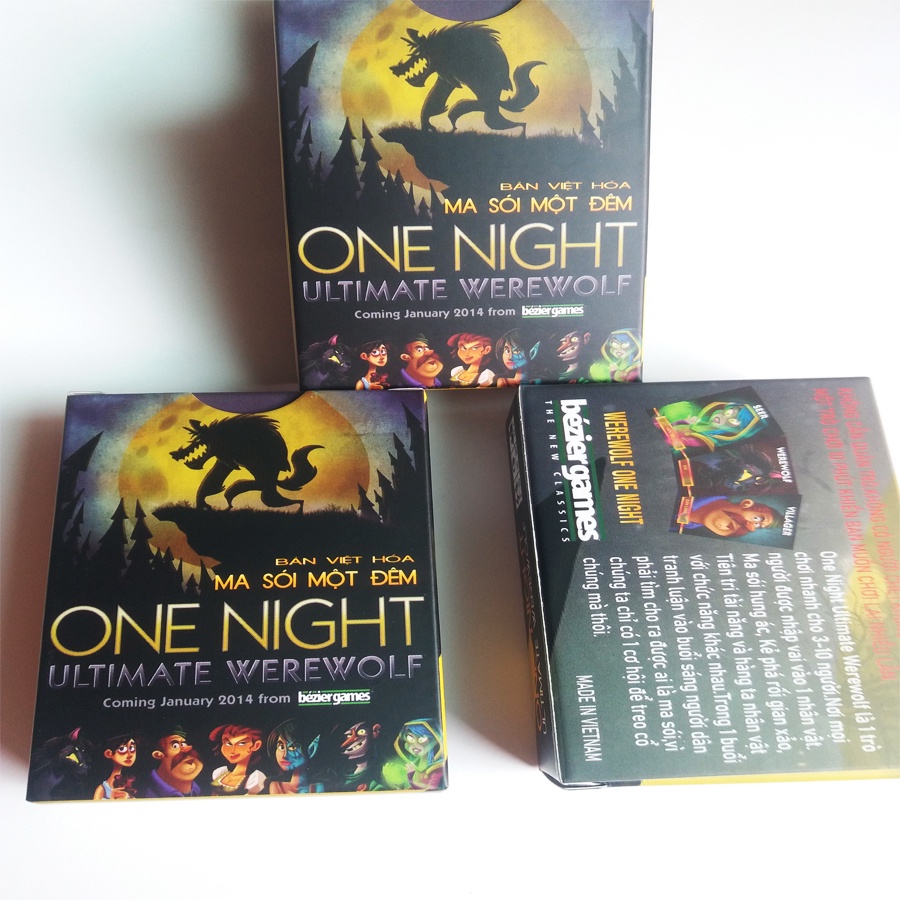 Bài Ma Sói One Night  Việt Hoá - Phiên Bản Đặc Biệt siêu hấp dẫn