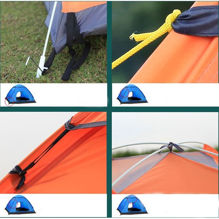 Lều Trại Du Lịch 2-4 Người Màu Rằn Ri Cá Tính | BigBuy360 - bigbuy360.vn