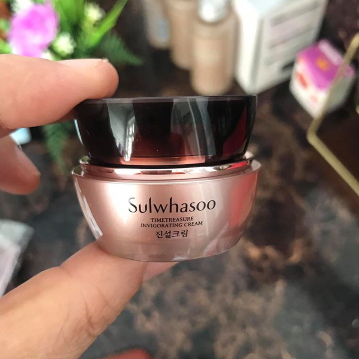 Kem thông đỏ Sulwhasoo cao cấp, trẻ hóa và chống lão hóa cực mạnh SULWHASOO TIMETREASURE CREAM mini 4ml