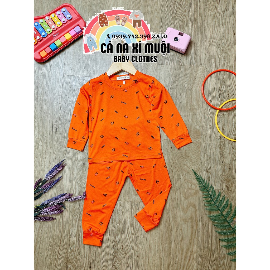 Bộ dài tay Minky-mom SIZE ĐẠI 18-32KG THUN LẠNH HỌA TIẾT cho bé cực dễ thương