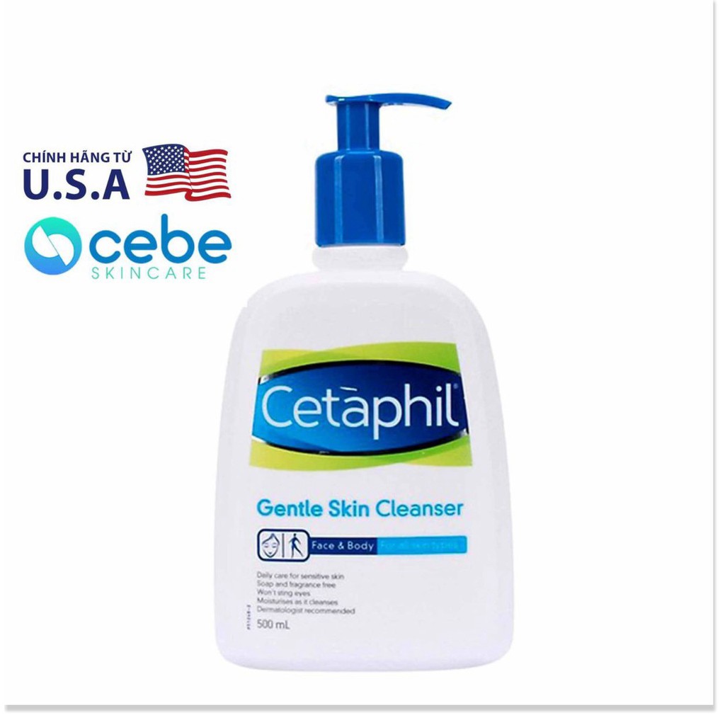 [Mã chiết khấu giá sỉ chính hãng] Sữa Rửa Mặt Cetaphil Gentle Skin Cleanser – Hỗ trợ làm sạch da