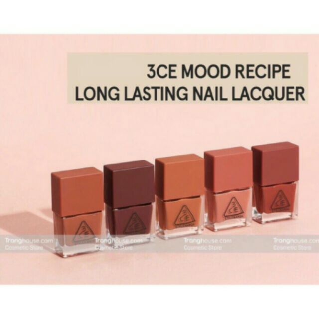 Sơn móng tay 3ce mood recipe
