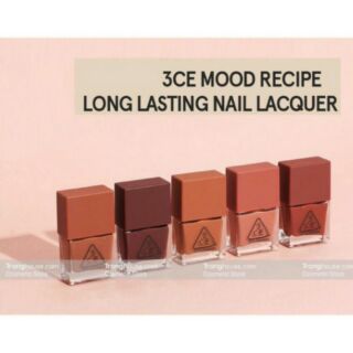 Sơn móng tay 3ce mood recipe