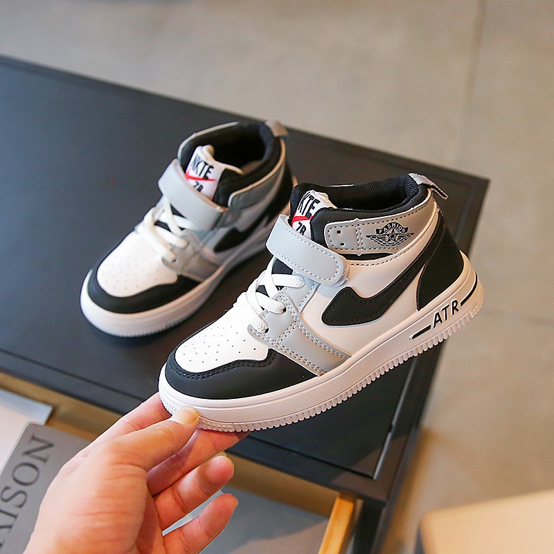 Giày thể thao bé gái, bé trai kiểu dáng giày cao cổ bốt đẹp cho bé hàng quảng châu mã 26