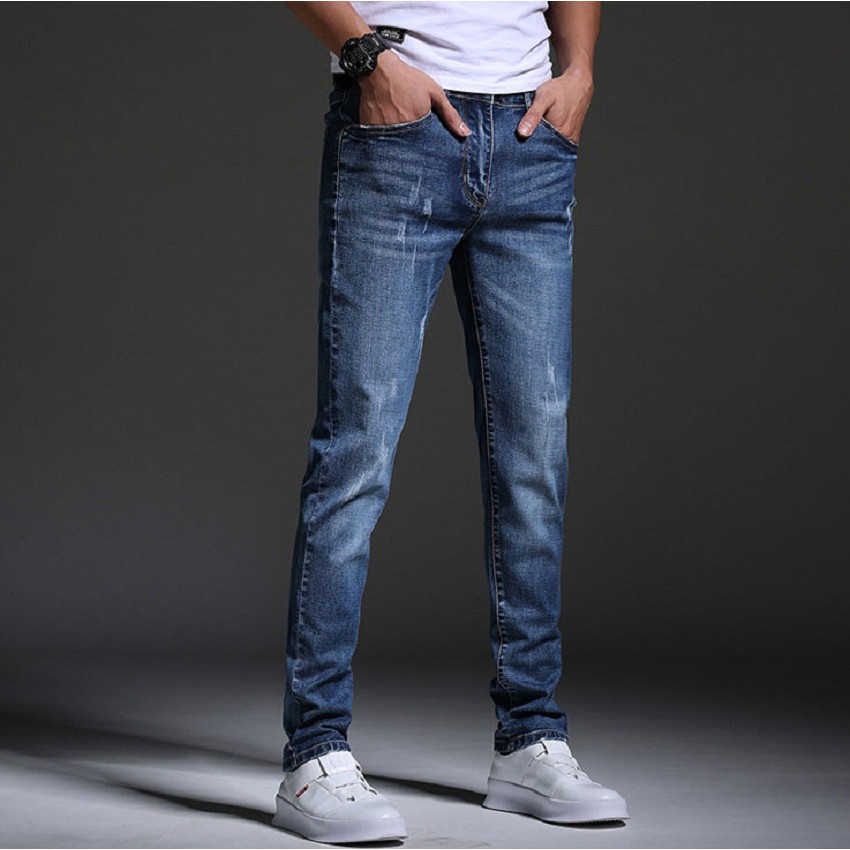 Quần jeans nam dáng côn ⛔FREE SHIP⛔ Quần Rin bò nam màu xám