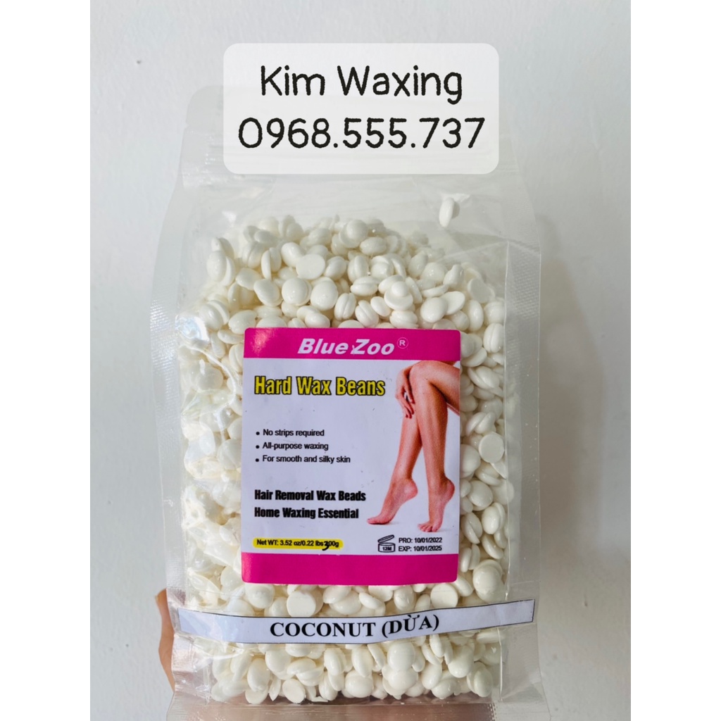 300g Sáp wax lông Hard wax beans Sữa Dừa Coco Premier Cao cấp dành cho da nhạy cảm