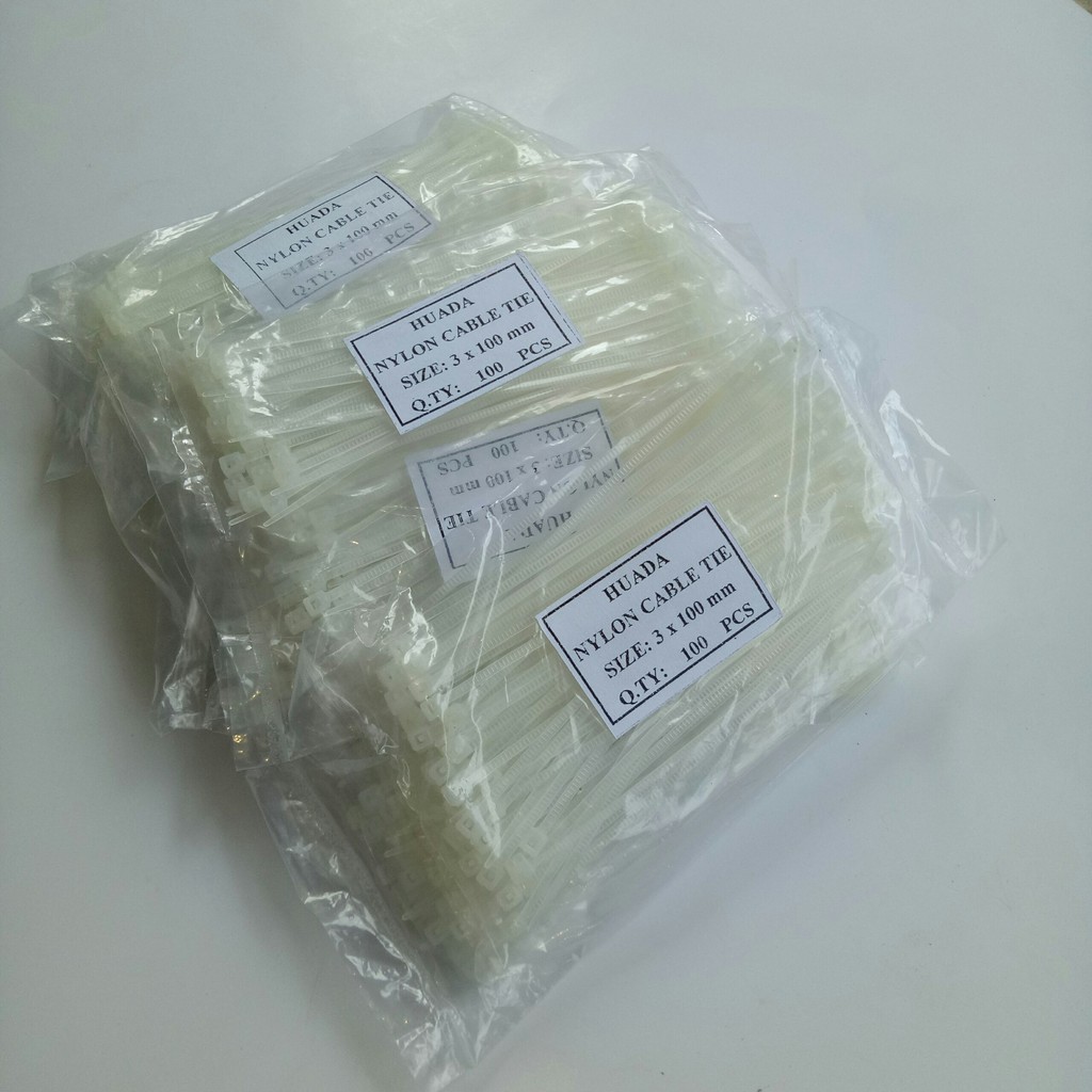 Dây Rút Nhựa Màu Trắng