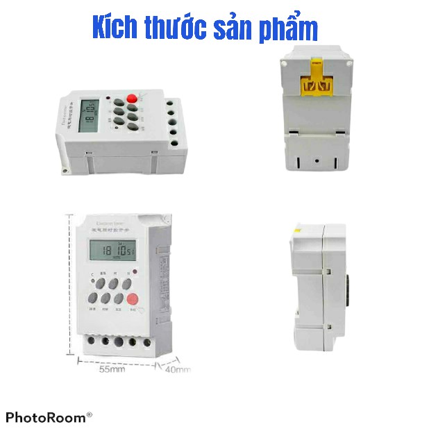 Combo công tắc hẹn giờ KG316 TII + contactor 18A/220v, hẹn giờ công suất cao,sử dụng cho máy bơm nước, điều hòa, điện