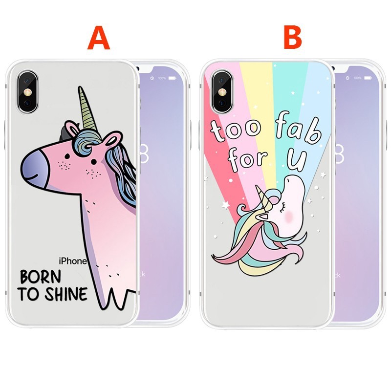 Ốp lưng iphone in hình Kỳ lân Unicorn 6 6S 6Plus 6S Plus 7Plus 8Plus X XSMax 11 11 ProMax - Infinity Case M209