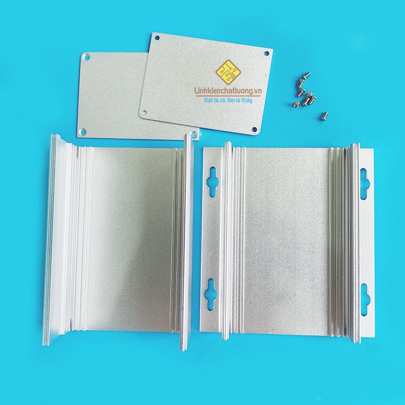Hộp nhôm 130x90x65mm có tai