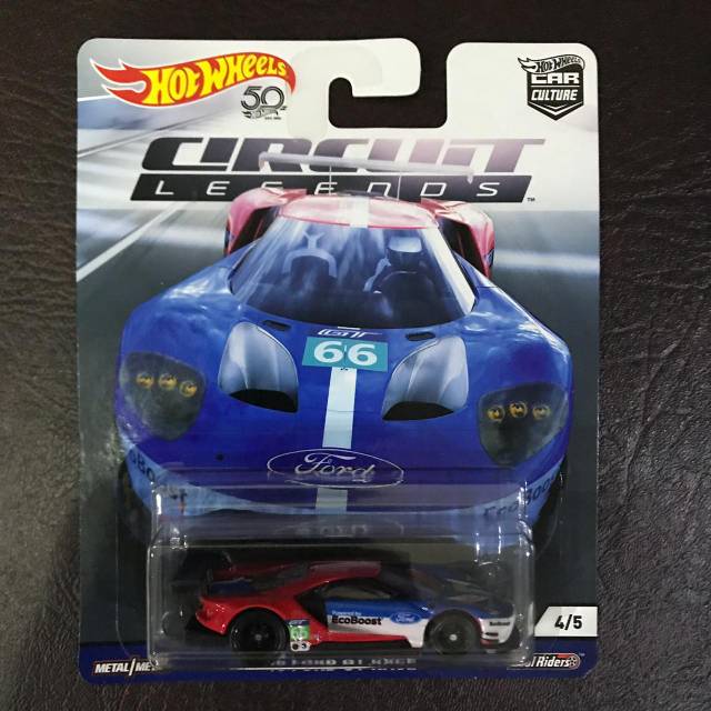 Mô hình xe đồ chơi Hot Wheels 16 FORD GT RACE cho bé trai