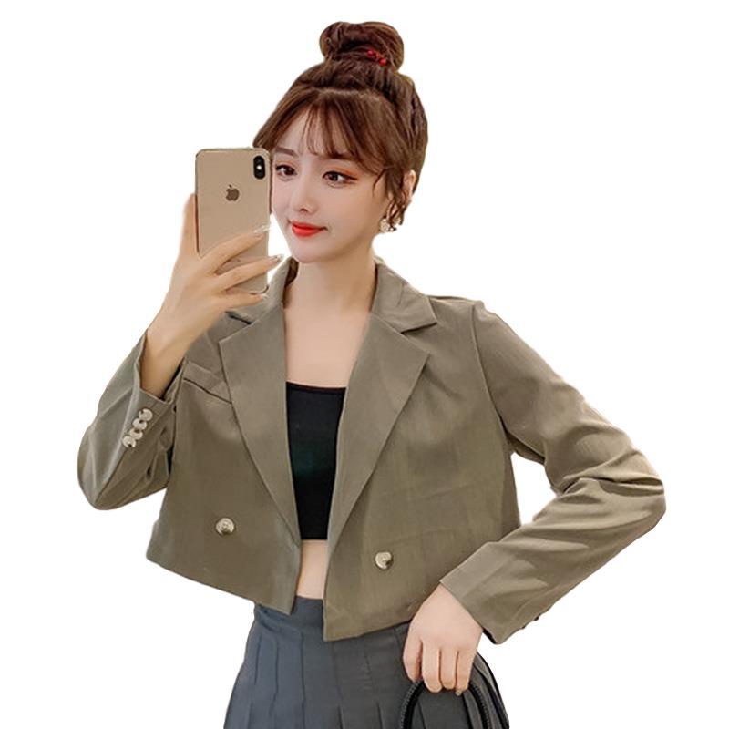 Áo Khoác Dài Tay Thời Trang Mùa Xuân Giản Dị Dành Cho Nữ