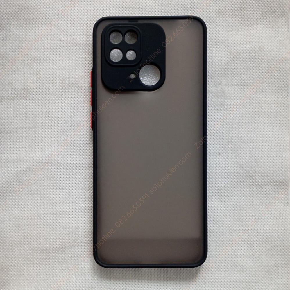 [hot] Ốp lưng Xiaomi Redmi 10C lưng nhám chống bẩn và chống ố, viền màu đẹp, bảo vệ camera
