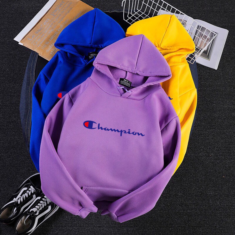 Áo Hoodie nam nữ 𝗙𝗥𝗘𝗘𝗦𝗛𝗜𝗣 Áo khoác Hoodie nam nữ Đen Champion