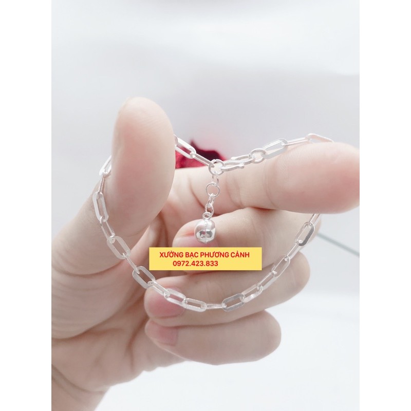Vòng Tay | Lắc Tay Xích Bạc Ta Mới XƯỞNG BẠC PHƯƠNG CẢNH CPJ