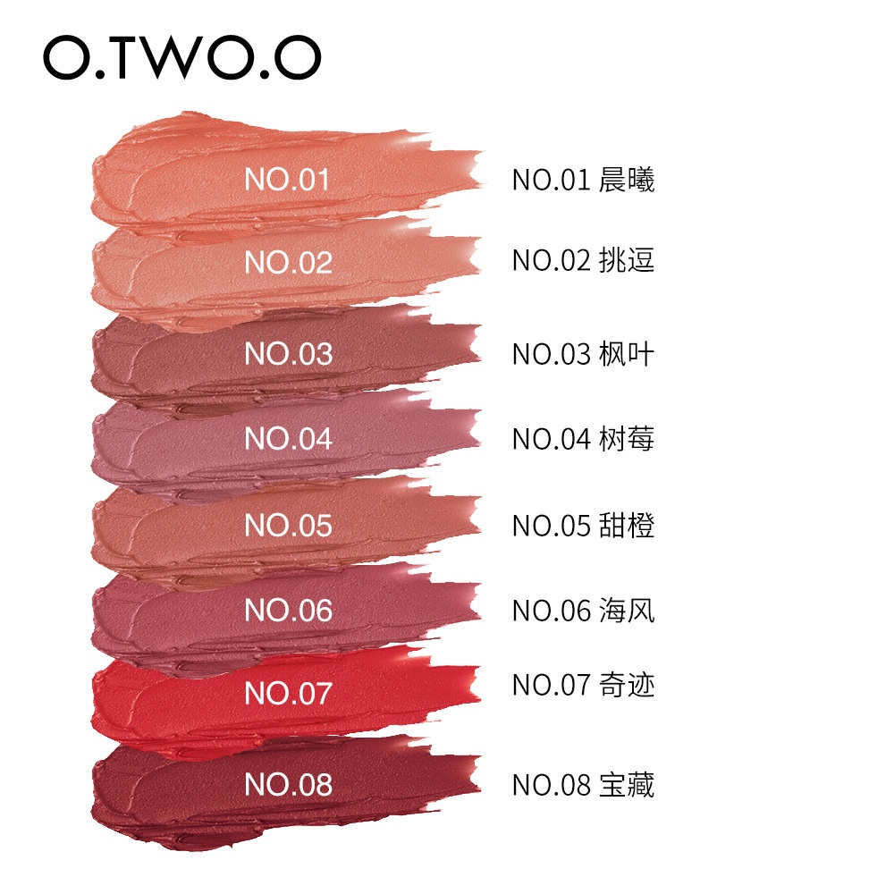 [Hàng mới về] Bảng phấn mắt má hồng son môi O.TWO.O 3 trong 1 chống nước tiện dụng