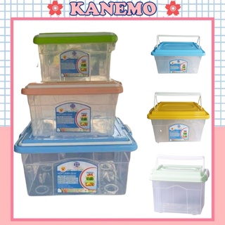 Hộp đựng thức trong ăn tủ lạnh Kanemo hộp lạnh 2 có quai nhựa Việt Nhật