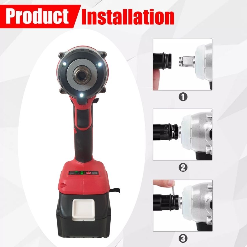 HÓT HÓT!!! Máy Siết Bulong Milwaukee 198V Không Chổi Than Pin 10 cell Lực Siết 400N.m