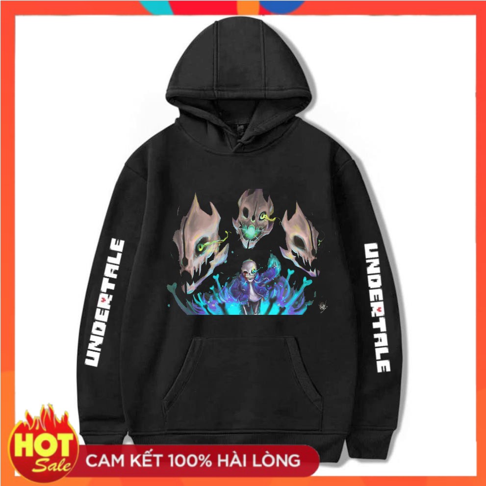 HOT - Áo Hoodie in hình bé Sans đẹp giá rẻ chất lượng / nỉ da cá mát