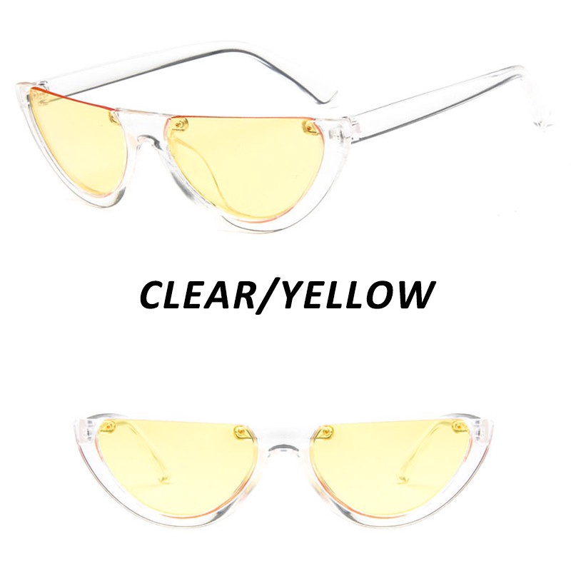 Kính mát phối nửa gọng thời trang cổ điển dành cho nam nữ