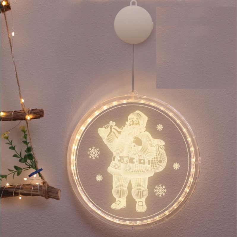 Đèn treo 3d trang trí noel 16cm,,,
