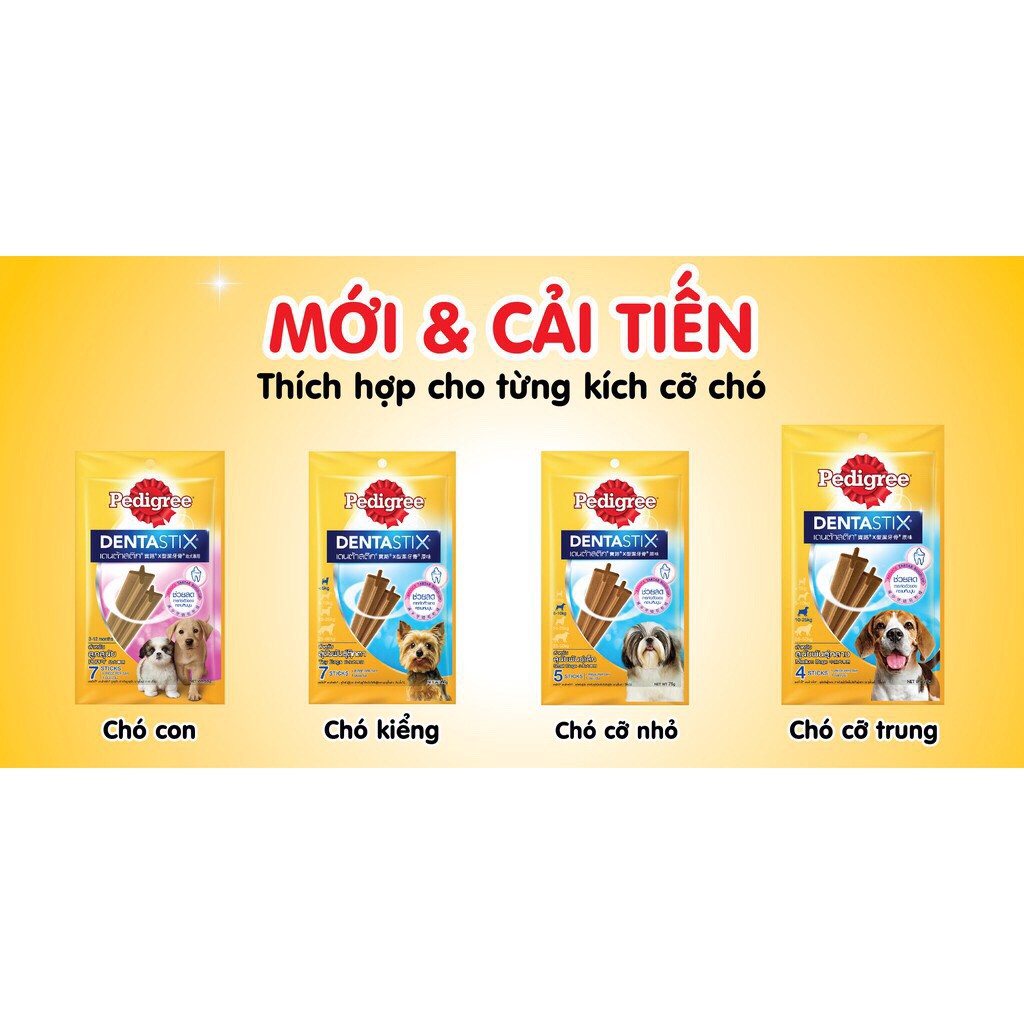 Bánh Xương Chăm Sóc Răng Cho Chó Pedigree Dentastix