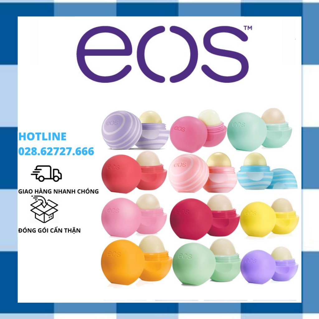 [Đủ Mùi] Son Quả Trứng  EOS Lip Balm