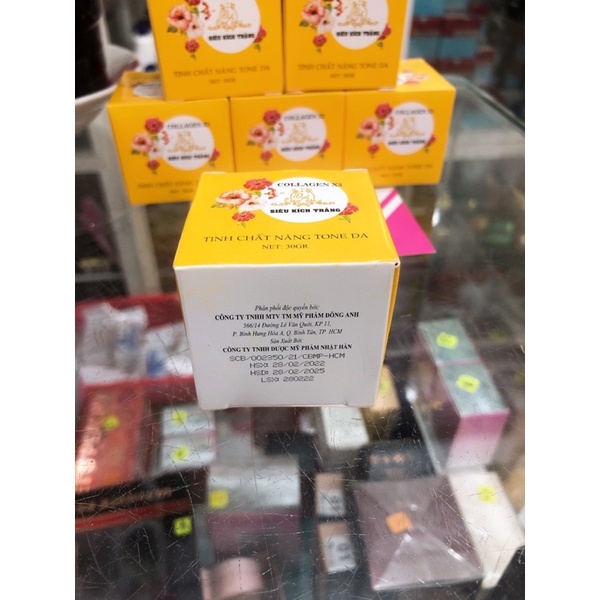 Kem kích trắng x3 collagen vàng