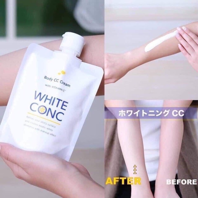 𝙃𝙖̀𝙣𝙜 𝙘𝙤́ 𝙨𝙖̆̃𝙣 Sữa dưỡng thể trắng da White Conc Body CC Cream Nhật Bản