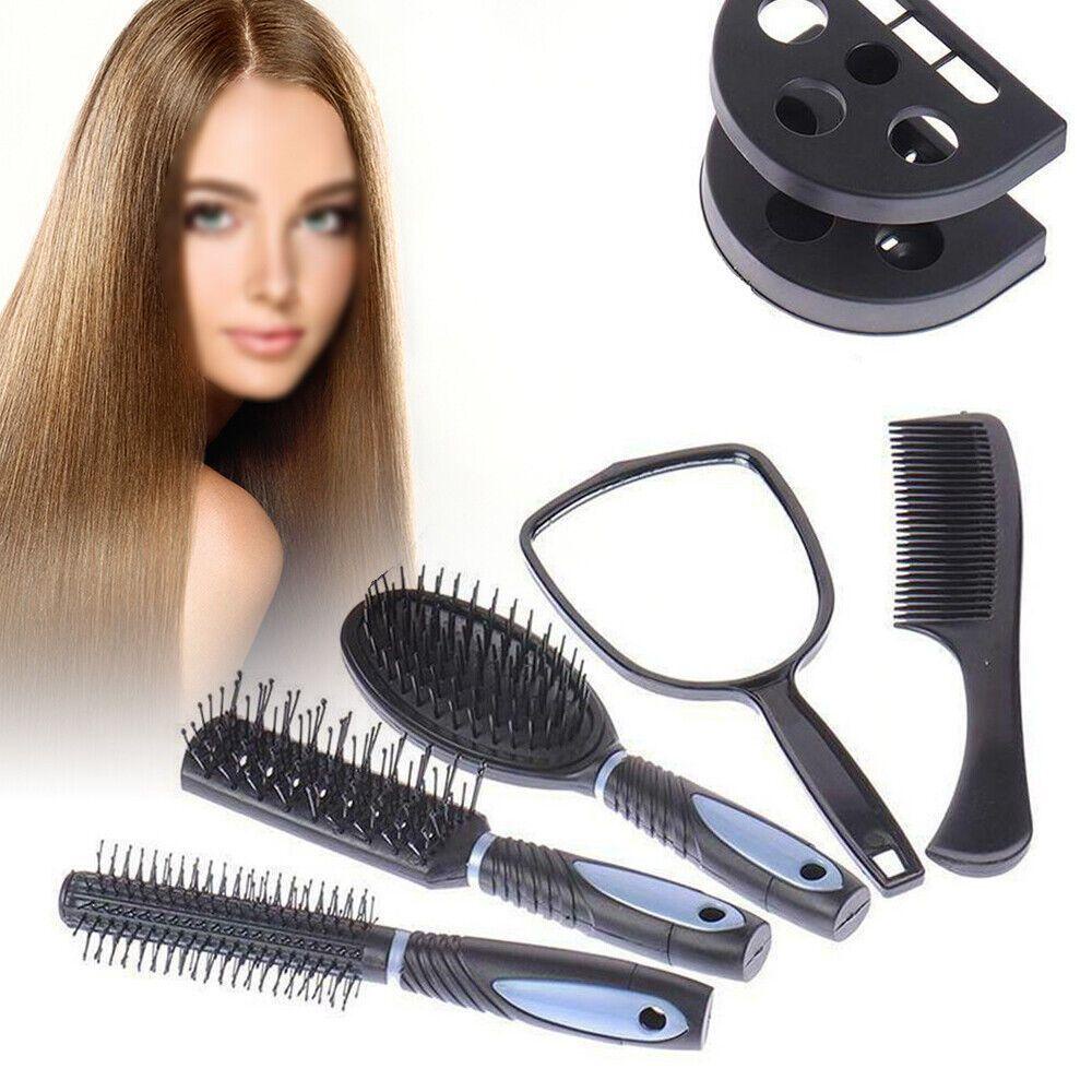 Set 5 Lược Chải Tóc Massage Tạo Kiểu Tóc Cho Nam Nữ