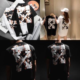 | Ảnh Thật | Áo Off White Họa Tiết Hoa Đào