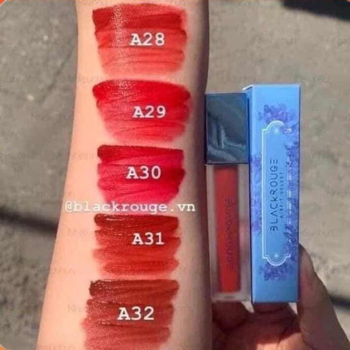 Son nắp xanh black ver 6 handmade full mã màu son siêu xinh