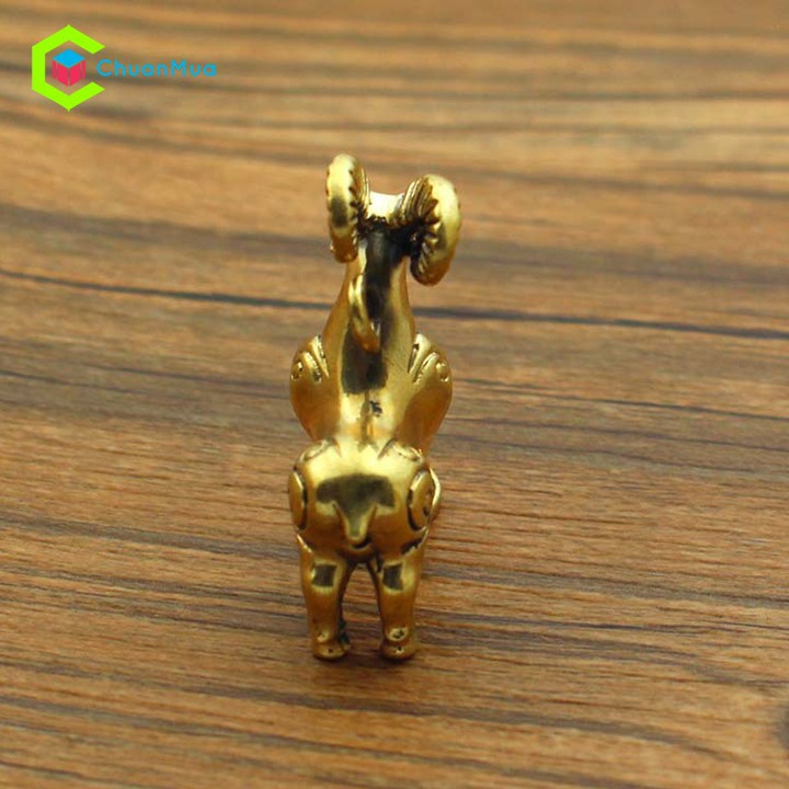 Móc Khóa Con Dê Vàng Đắc Lộc