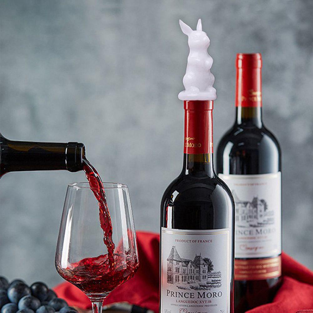 MAG Khuôn Nhựa Hình Dấu Chân Mèo Đội Vương Miện Trang Trí Chai Rượu Vang