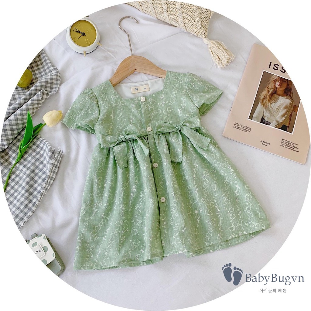 Váy hè bé gái 1-5 tuổi - LANI Dress - Babybugvn - váy bé gái xuất khẩu