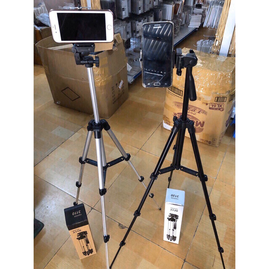 Giá đỡ điện thoại 3 chân triprod 3110 và 3120 có tay quay video