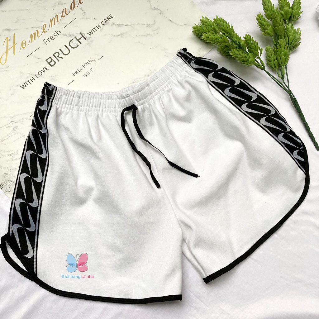 Quần đùi Nữ freesize 47-55kg thun cotton da cá dày vừa - QuanNice