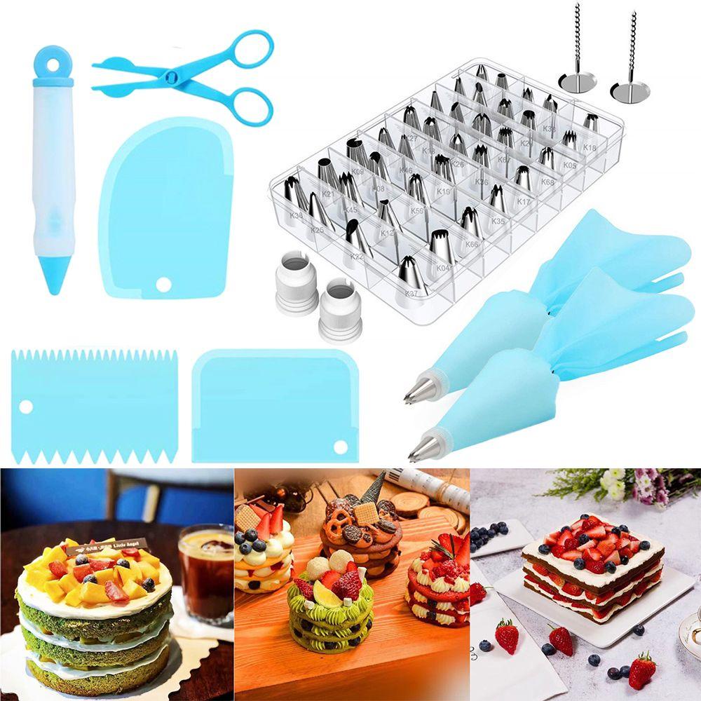 Bộ 42 Túi Silicone Đựng Kem Trang Trí Bánh Tiện Dụng