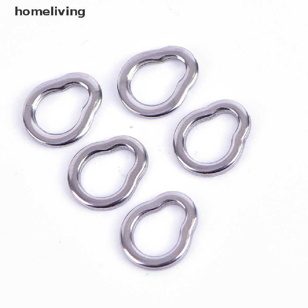 10 Vòng câu cá bằng thép không gỉ liền mạch