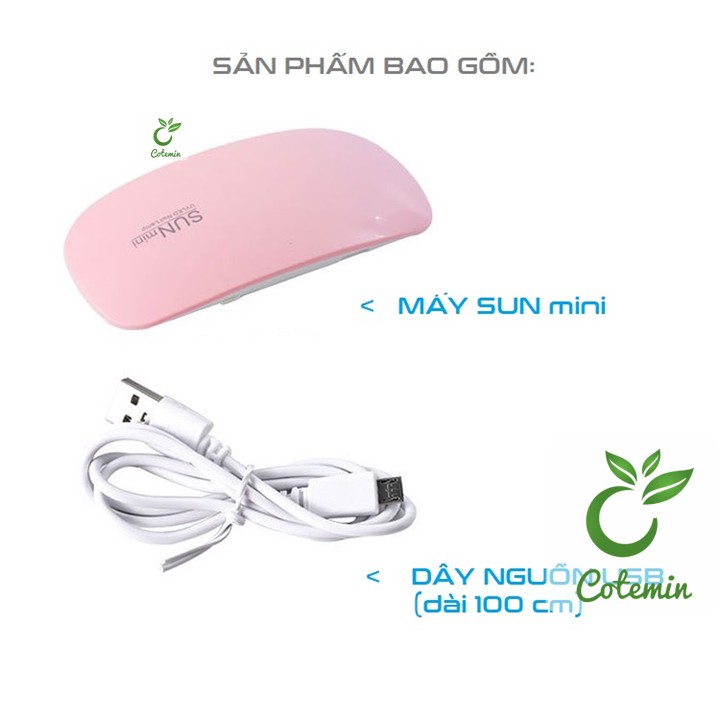 Máy hơ Gel SUN Mini 6W chính hãng có bảo hành COTEMIN