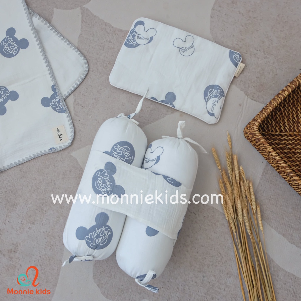 CHẶN BÔNG MOCHEE VẢI MUSLIN MỀM MẠI