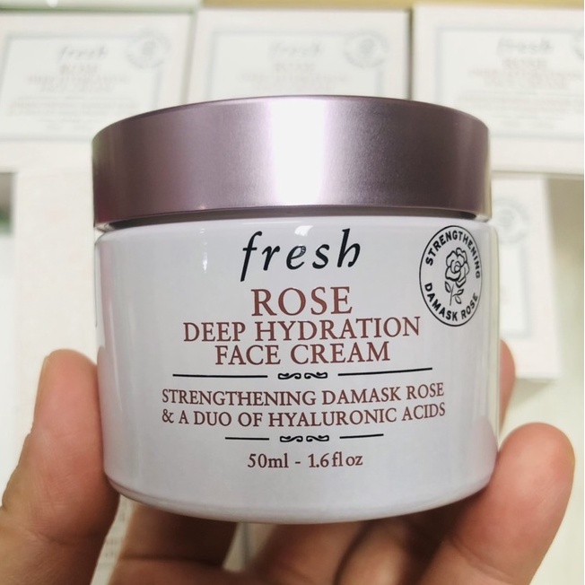 Kem dưỡng ẩm Fresh Rose Deep Hydration Face Cream