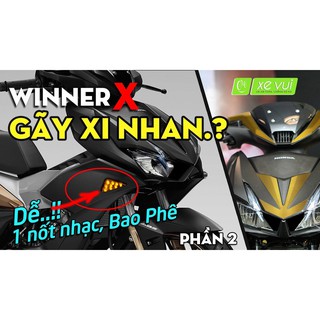 Đèn xi nhan trước Winner X kiểu tam giác - gắn được nhiều xe