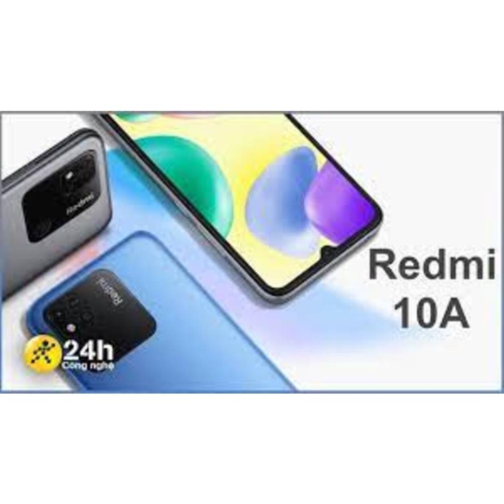 điện thoại Xiaomi Redmi 10A Chính Hãng 2sim ram 4G/64G, Full Tiếng Việt, Bảo hành 12 tháng - BBC 06