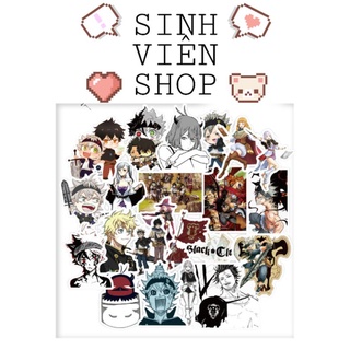 Stickers anime Black Clover 50 miếng
