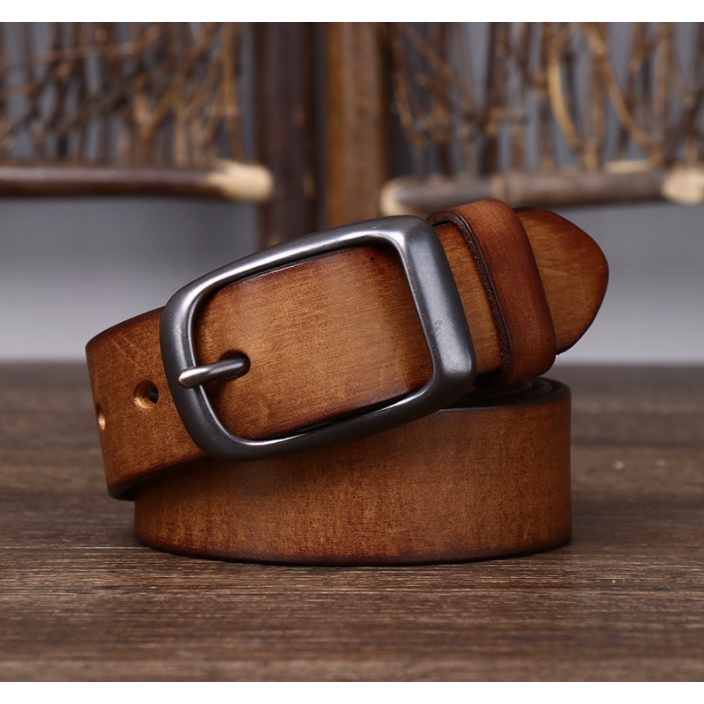 Thắt lưng da Retro 1 kim ( 3.3mm)